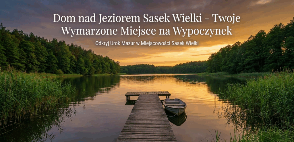 Najlepszy dom nad jeziorem Sasek Wielki – Twoje miejsce na wypoczynek
